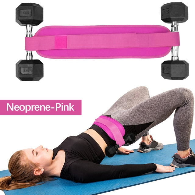 Hip Thrust Belt Glute Bridge Pad